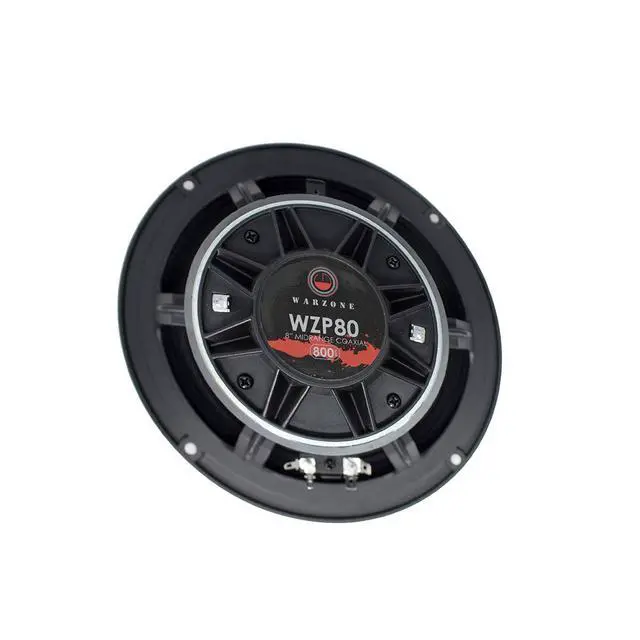 Alt view image 6 of 7 - Warzone Series 8" PRO Midrange Coaxial Car Speaker, 800W Max, 4 Ohm, 95dB Sensitivity, 80Hz-22kHz Frequency Response, Corrugated Surround, Oversize Magnet Motor Structure