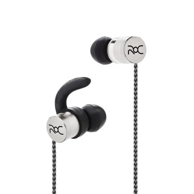 Alt view image 3 of 6 - Model III - Silver by Cristiano Ronaldo Wired Sport Earbuds in-Ear Headphones New 2018 Silver