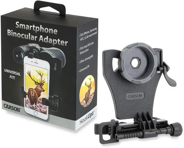 Main image of HookUpz Universal Smartphone Digiscoping Adapter for Most Full Sized Binoculars (IB-700) XX-Large