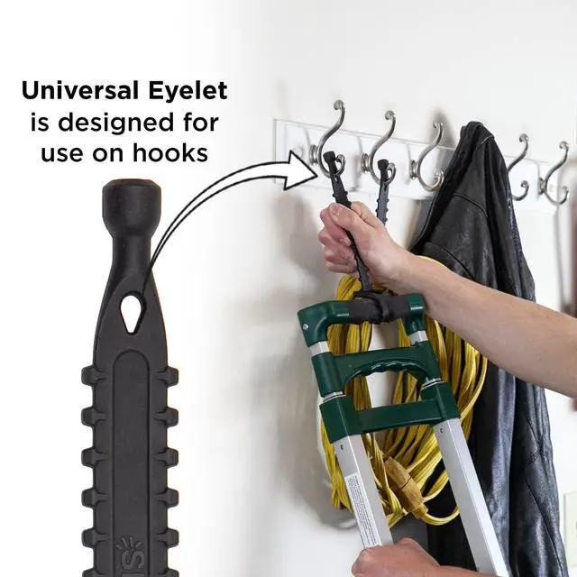 Alt view image 5 of 7 - Tool Holster - Storage Straps - Pack of Three - Highly Durable, Quick Access, Hands Free Carry for your Cords, Cables, Ropes and Other Gear from a Tool Holster, Tool Docks and Wall Hooks