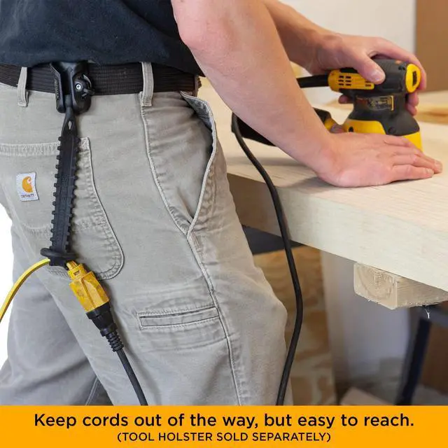 Alt view image 6 of 7 - Tool Holster - Storage Straps - Pack of Three - Highly Durable, Quick Access, Hands Free Carry for your Cords, Cables, Ropes and Other Gear from a Tool Holster, Tool Docks and Wall Hooks