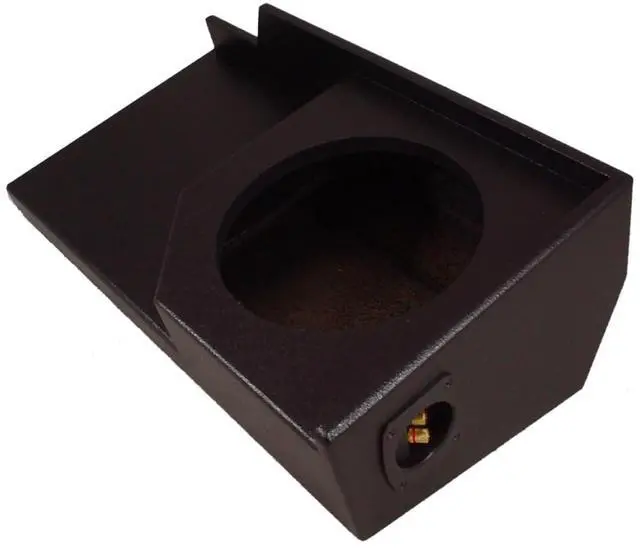 Main image of Single 12" Sub Box Fits 88-98 Chevy CK Ext Cab ASC Subwoofer Enclosure | Tough charcoal carpet finish, extended truck fitment, Air-tight sealed design, Spring terminal hookup, 12 inch size