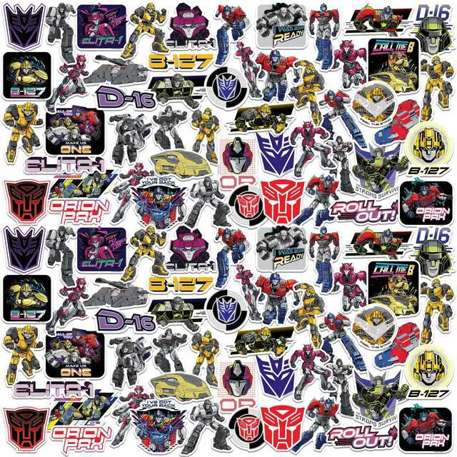 Main image of Transformers ONE 200 Vinyl Stickers Waterproof Die-Cut Decals Laptop Car