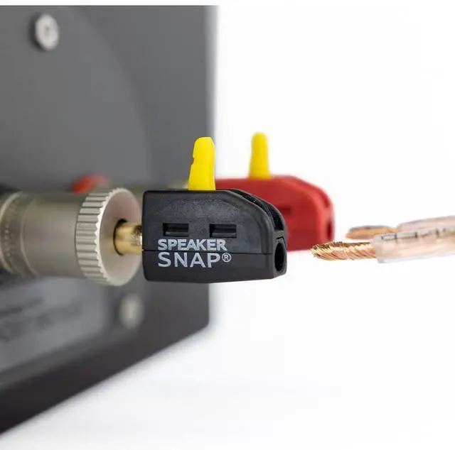 Alt view image 5 of 7 - Fast & Secure Banana Plugs - Gold Plated, 12-24 AWG, 2-100 Pieces for Home Theaters, Speaker Wire, Wall Plates and Receivers