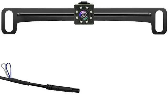 Main image of Backup License Plate HD Camera Night Vision Rear View 170° Angle Waterproof Compatible with Kenwood Car Radio DDX26BT DDX340BT DDX376BT DDX396 DMX125BT DMX907S DMX7705S DMX7706S DNX6990HD