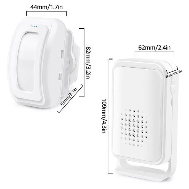 Alt view image 3 of 3 - Sensor for Motion Sensor Doorbell, Motion Sensor Alarm Indoor, Motion Sensor Light, Wireless Welcome Doorbell for Indoor Home Business Entry Alert Store Office School (Only 1 Sensor)