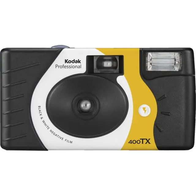 Alt view image 2 of 6 - Tri-X 400 B&W Single-Use Flash Camera (2 Pack) | (27 Exposures) with Microfiber Cleaning Cloth