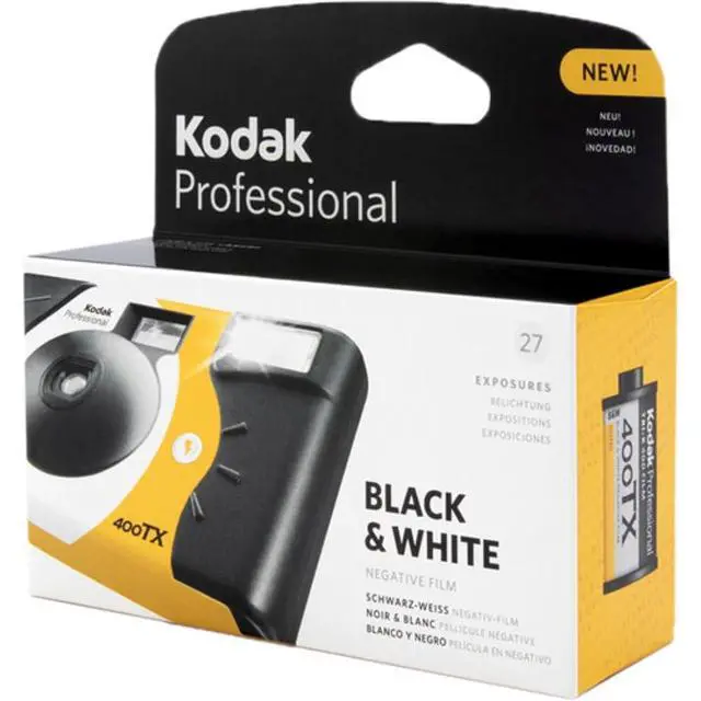 Alt view image 6 of 6 - Tri-X 400 B&W Single-Use Flash Camera (2 Pack) | (27 Exposures) with Microfiber Cleaning Cloth