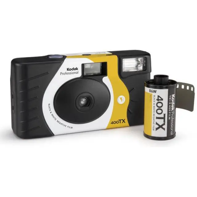 Alt view image 5 of 6 - Tri-X 400 B&W Single-Use Flash Camera (2 Pack) | (27 Exposures) with Microfiber Cleaning Cloth