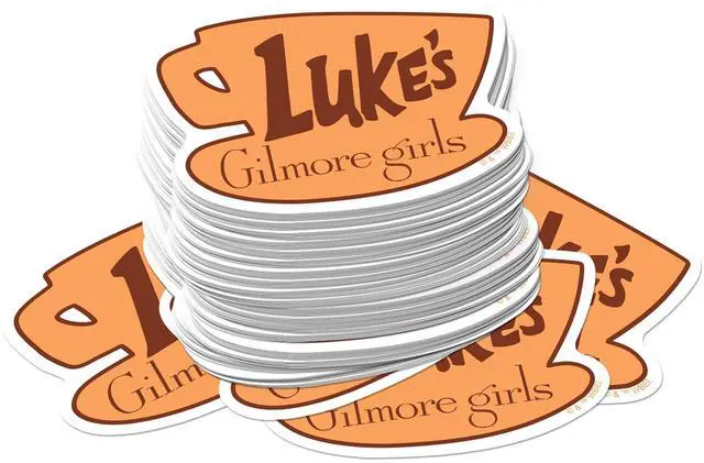Main image of Gilmore Girls Lukes Diner 100 Vinyl Stickers Waterproof Die-Cut Decals Car
