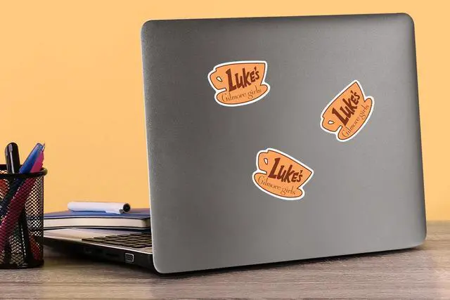 Alt view image 3 of 6 - Gilmore Girls Lukes Diner 150 Vinyl Stickers Waterproof Die-Cut Decals Car