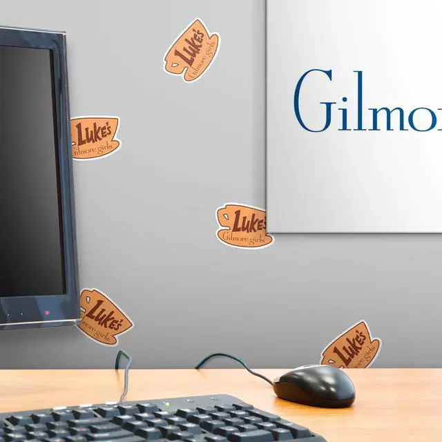 Alt view image 6 of 6 - Gilmore Girls Lukes Diner 150 Vinyl Stickers Waterproof Die-Cut Decals Car