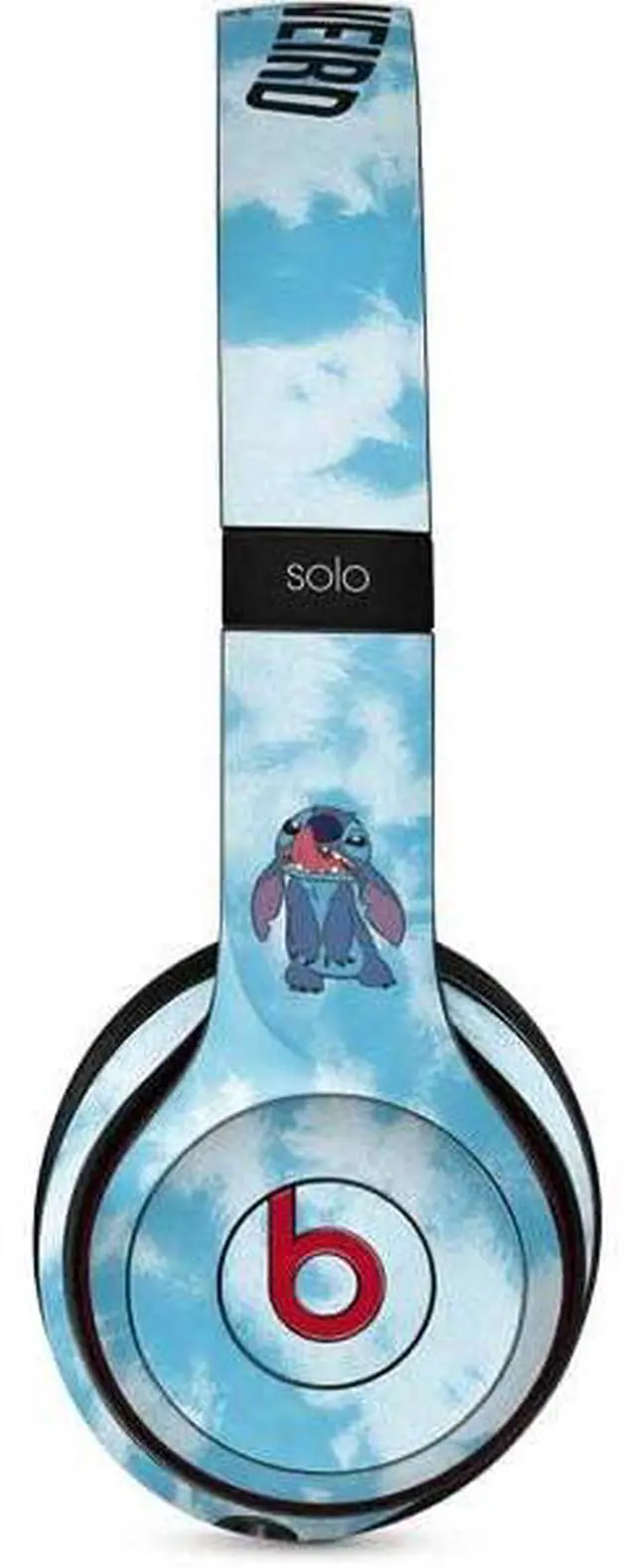 Main image of Decal Skin for Beats Solo 3 Wireless, Lilo and Stitch Stay Weird | Lilo and Stitch Stay Weird design, Beats Solo 3 Wireless, 3M vinyl wrap, Scratch-resistant gloss finish, Residue-free removal