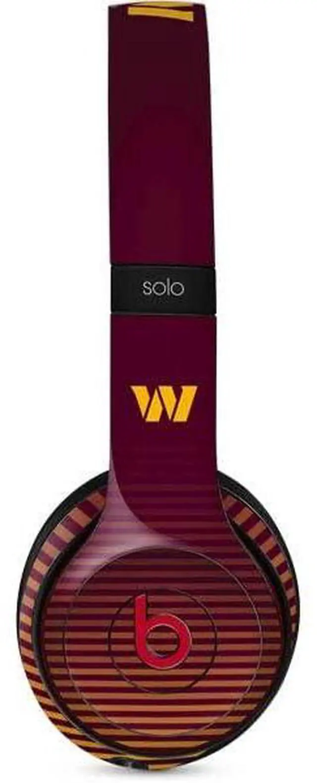 Main image of Decal Audio Skin Compatible with Beats Solo 3 Wireless - Officially Licensed NFL Washington Commanders Breakaway Design