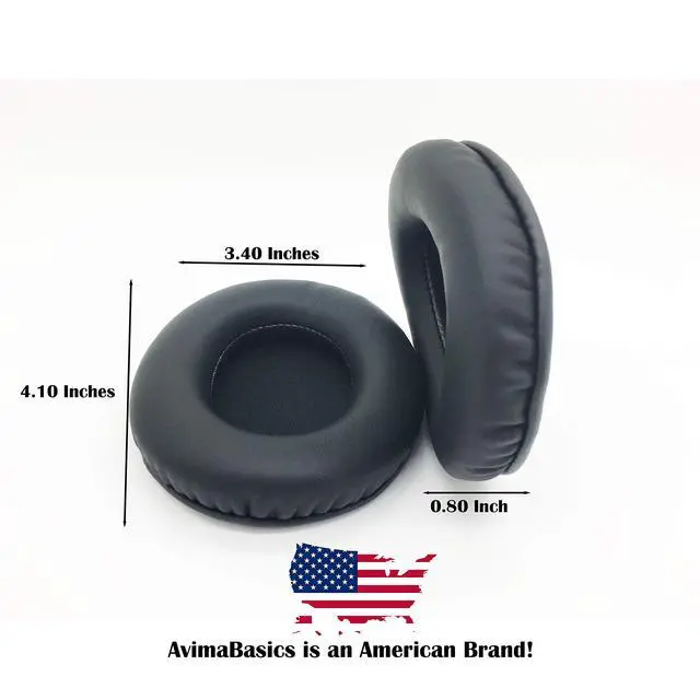 Alt view image 3 of 4 - Ultra Comfort COWIN E8 Ear Pads by | Premium Replacement Earpads Spare Foam Cushions Cover Repair Parts Earmuff for COWIN E8 Noise Cancelling Bluetooth Headphones - Black (1 Pack Black)