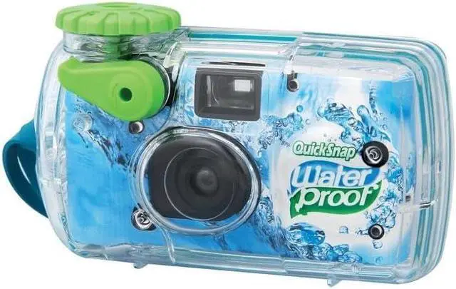 Alt view image 3 of 7 - Quick Snap Waterproof 35mm Single Use Camera, 4 Pack (Blue/Green/White)