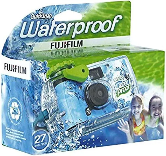 Alt view image 7 of 7 - Quick Snap Waterproof 35mm Single Use Camera, 4 Pack (Blue/Green/White)