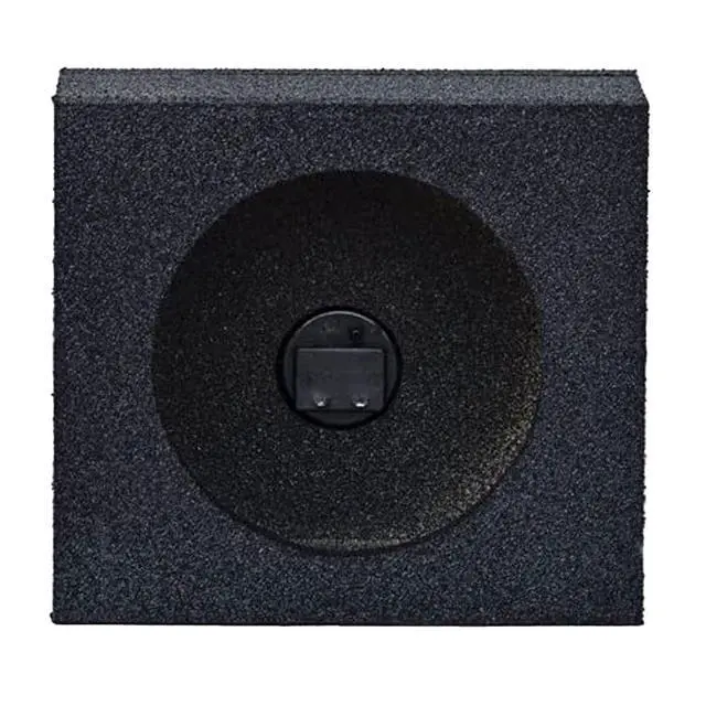 Alt view image 4 of 7 - QPower QBomb QBTW6.5 Single 6.50 Inch Heavy Duty MDF Material Car Audio Speaker Enclosure Boxes with Bedliner Spray Coating Finish, 2 Pack