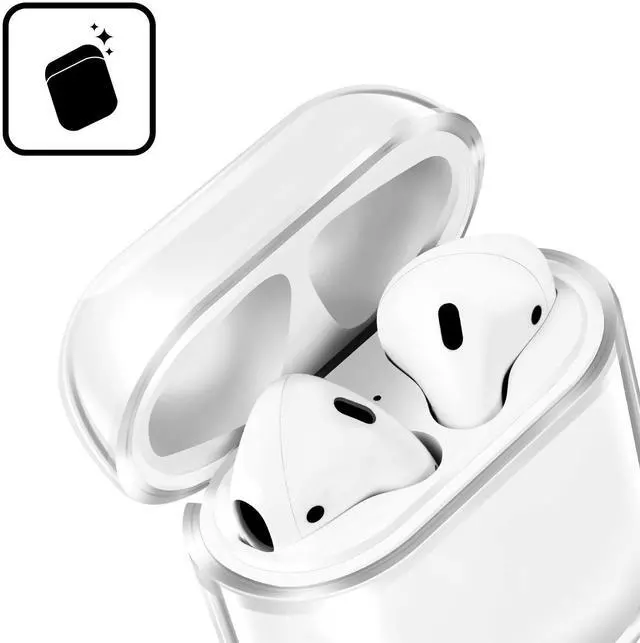 Alt view image 4 of 5 - Officially Licensed P.D. Moreno Maltese Dogs Clear Hard Crystal Cover Compatible with Apple AirPods Pro Charging Case