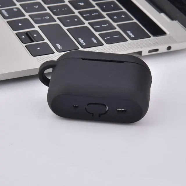Alt view image 6 of 6 - Case Compatible with AirPod Pro 2 Protective Cover with Keychain (502-Black)