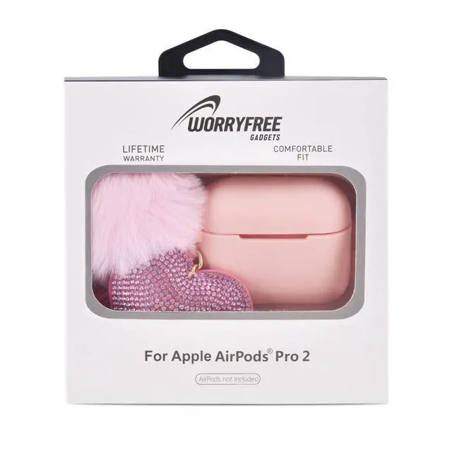 Alt view image 4 of 6 - Case Compatible with AirPod Pro 2 Protective Cover with Keychain (502-Pink)