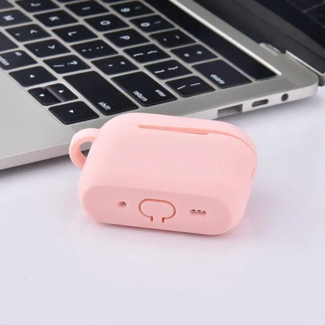 Alt view image 5 of 6 - Case Compatible with AirPod Pro 2 Protective Cover with Keychain (502-Pink)