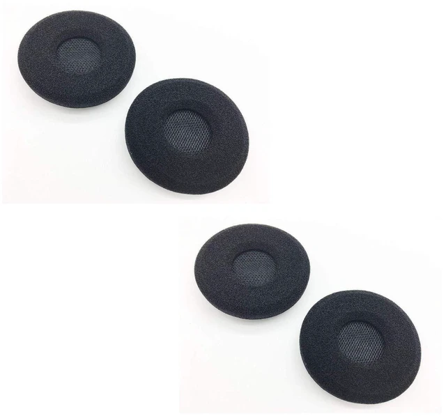 Main image of Reki EncorePro Headset Foam Covers | Replacement Ultra Soft Foam Cushion Compatible with Plantronics EncorePro HW510 HW510V HW510D HW520 HW520V HW520D HW515 HW525 202997-02 Headset (2 Pack)