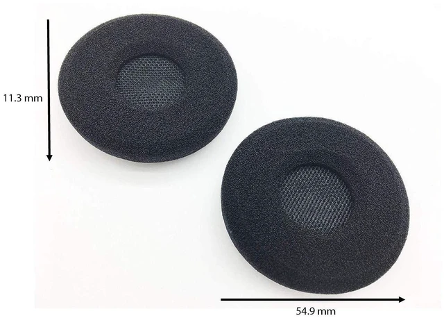 Alt view image 5 of 5 - Reki EncorePro Headset Foam Covers | Replacement Ultra Soft Foam Cushion Compatible with Plantronics EncorePro HW510 HW510V HW510D HW520 HW520V HW520D HW515 HW525 202997-02 Headset (2 Pack)