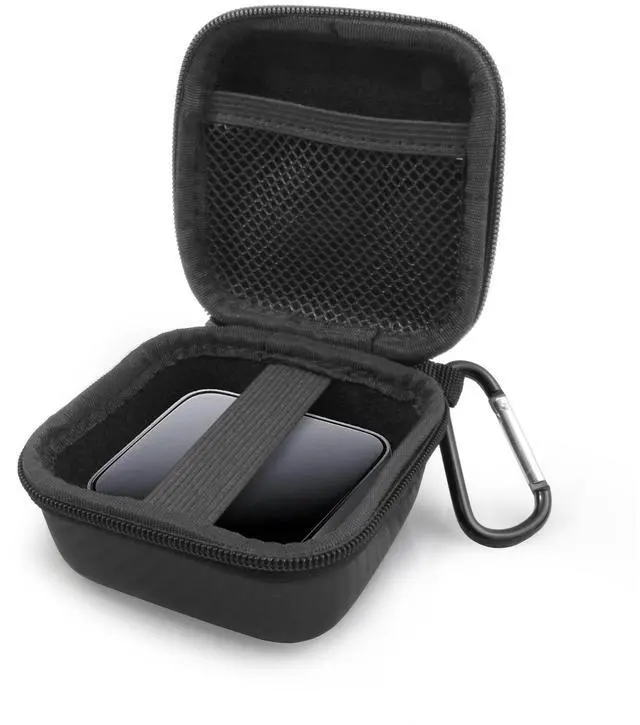 Main image of Hard Carrying Case Compatible with Timekettle W4 Pro AI Interpreter Earbuds - EVA Travel Case with Elastic Strap, Carabiner for Translation Earbuds, Case Only