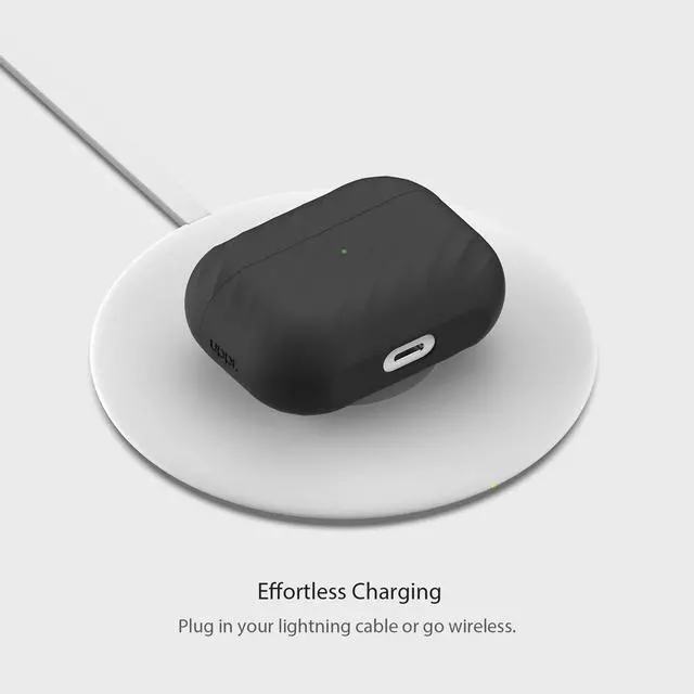 Alt view image 4 of 7 - Designs NimbleShell Premium Upright Silicone Case Compatible with Airpods Pro with Built-in Vertical Stand Design (Airpods Pro, Black)