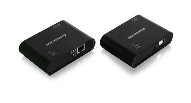 Alt view image 2 of 3 - USB 2.0 4 Port USB Extender - Up To 165Ft - Cat5, Cat5e or Cat6 Ethernet - High Speed (480Mbps) - Plug-n-Play - TAA compliant - Windows - MacOS - GUCE64