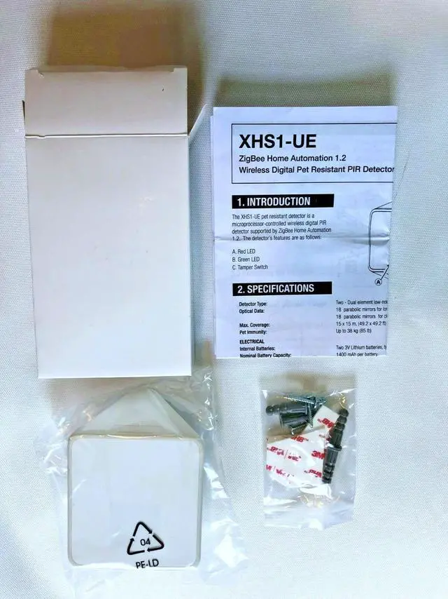 Main image of Comcast XHS1-UE Replacement Wireless Alarm Motion Sensor PIR Detector Supports Zigbee Home Automation 1.2