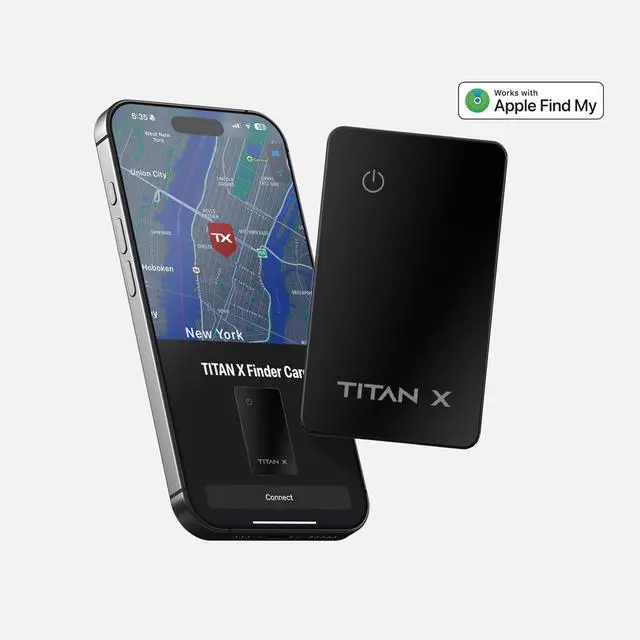 Alt view image 7 of 7 - Finder Card Tracker, Works with Apple Find My App, 2 Year Battery Life, Credit Card Size, Waterproof, Super Slim Design, Black