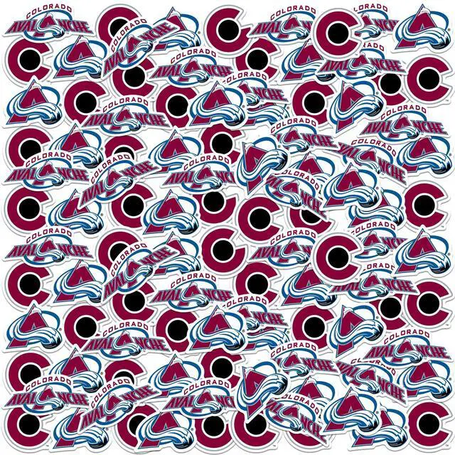 Main image of NHL Colorado Avalanche Logo 150 Vinyl Stickers Waterproof Die-Cut Decals