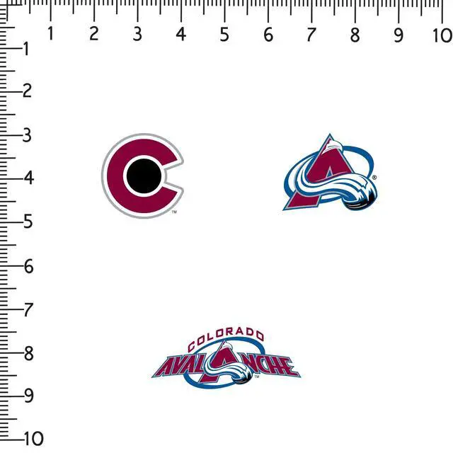 Alt view image 2 of 6 - NHL Colorado Avalanche Logo 150 Vinyl Stickers Waterproof Die-Cut Decals