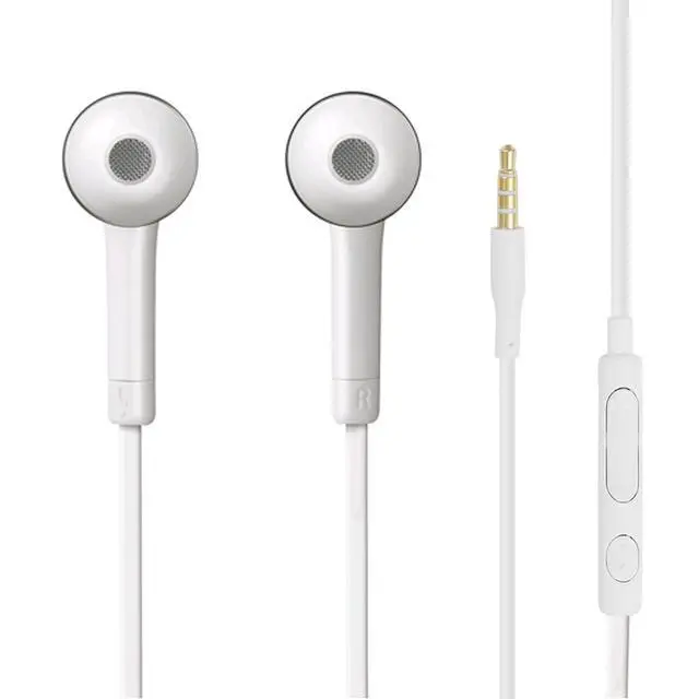 Alt view image 2 of 3 - 3.5mm Stereo Headset with Volume Key for Galaxy S4 - Non-Retail Packaging - White