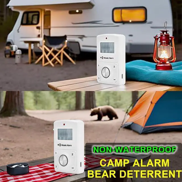 Alt view image 3 of 7 - 135dB Freestanding Keypad Motion Sensor Intruder Burglar Alarm for Indoor Home Security. Portable Battery Operated Alert for Travel, Camp. Cordless Loud Sound PIR Motion Detector Garage Shed Siren