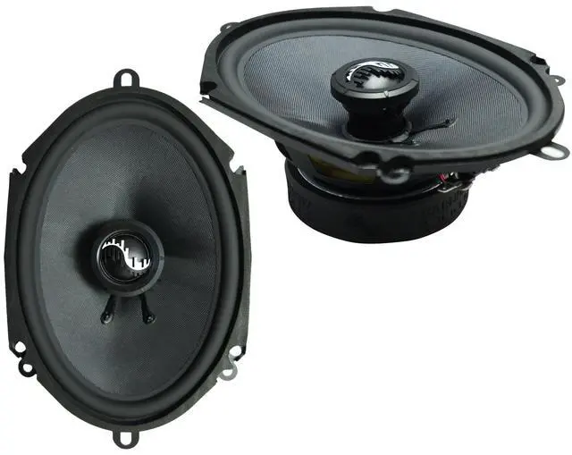 Alt view image 2 of 5 - 5x7 6x8 Speakers 275W Carbon Series Car Stereo Replacement | Drop-in upgrade for worn factory door drivers, popular fit in older Ford and Mazda trucks, refreshes faded OEM sound