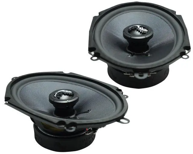 Alt view image 3 of 5 - 5x7 6x8 Speakers 275W Carbon Series Car Stereo Replacement | Drop-in upgrade for worn factory door drivers, popular fit in older Ford and Mazda trucks, refreshes faded OEM sound