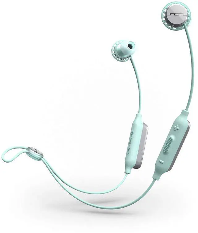 Main image of Relays Sport Water Resistant Wireless Bluetooth Headphones, Mint