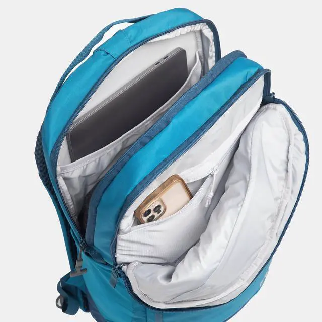 Alt view image 4 of 7 - Road Trip Backpack Bag for Hiking, Travel, Computer, Business, Work, Commuting, Men, Women, Adults, Large, with Laptop Sleeve, Navy & Denim