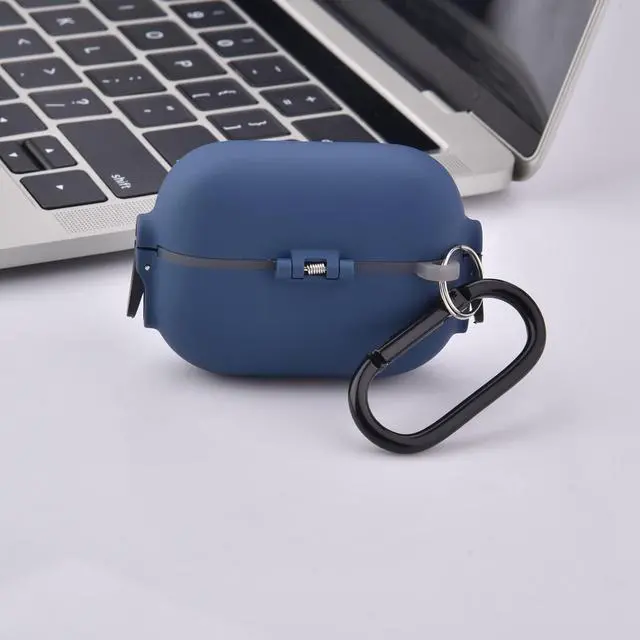 Alt view image 5 of 6 - Case Compatible with AirPod Pro 2 Protective Cover with Keychain (503-Blue)