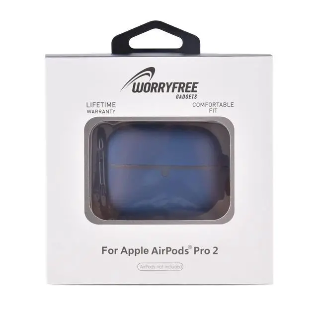 Alt view image 6 of 6 - Case Compatible with AirPod Pro 2 Protective Cover with Keychain (503-Blue)