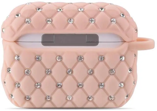 Alt view image 2 of 3 - Case Compatible with AirPod Pro 2 Protective Cover with Keychain (516-Pink)