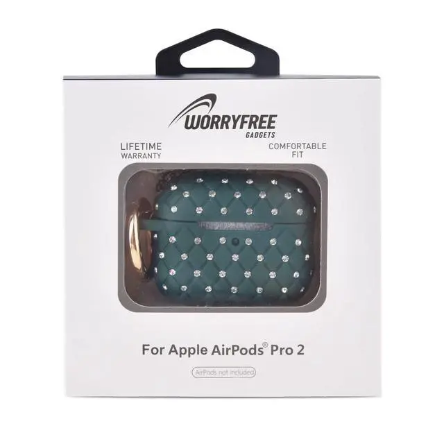 Alt view image 6 of 6 - Case Compatible with AirPod Pro 2 Protective Cover with Keychain (516-Green)