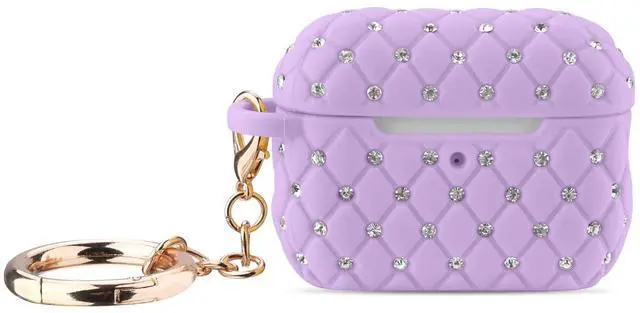 Main image of Case Compatible with AirPod Pro 2 Protective Cover with Keychain (516-Lavender)