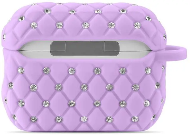 Alt view image 2 of 6 - Case Compatible with AirPod Pro 2 Protective Cover with Keychain (516-Lavender)