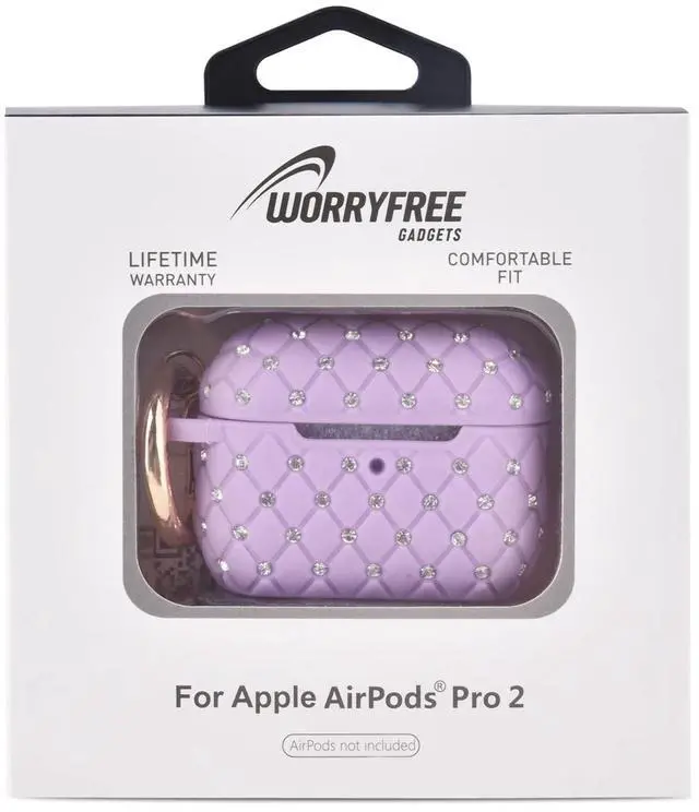 Alt view image 5 of 6 - Case Compatible with AirPod Pro 2 Protective Cover with Keychain (516-Lavender)