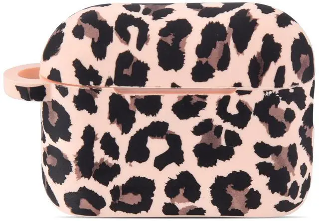 Alt view image 2 of 6 - Case Compatible with AirPod Pro 2 Protective Cover with Keychain (521-Leopard Pink)
