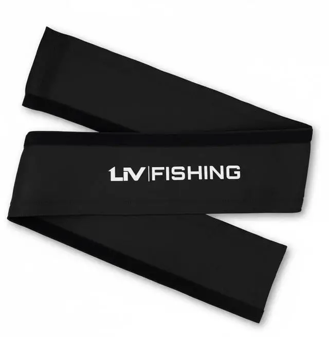 Main image of LIV Fishing Neoprene Outboard Motor Cable Sleeve, Black, 9in x 38in | Engine Hose Cover. Available in Blue, Red, Black and Grey